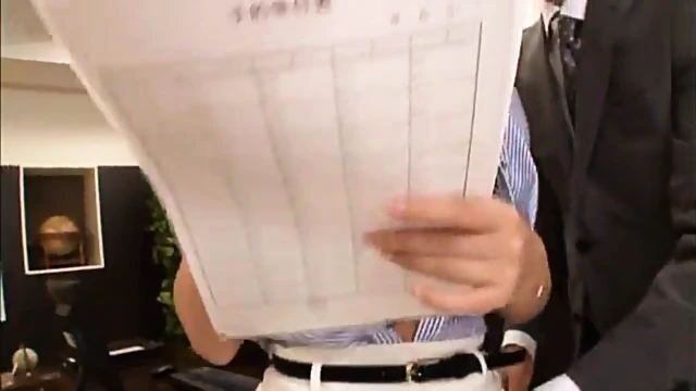 Sizzling Asian Secretary Fucks Hard & Sucks Cock During Work Call