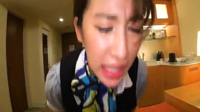 Hotel Guest Roughly Fucks Submissive Japanese Attendant Deep
