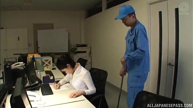 Imanaga Sana Gets Fucked Hard In The Office For Pure Pleasure