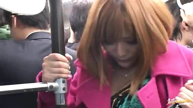 Naughty Japanese Girl Takes It Hard From Behind On The Bus Ride