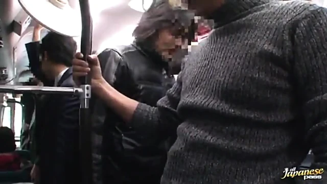 Naughty Japanese Girl Takes It Hard From Behind On The Bus Ride