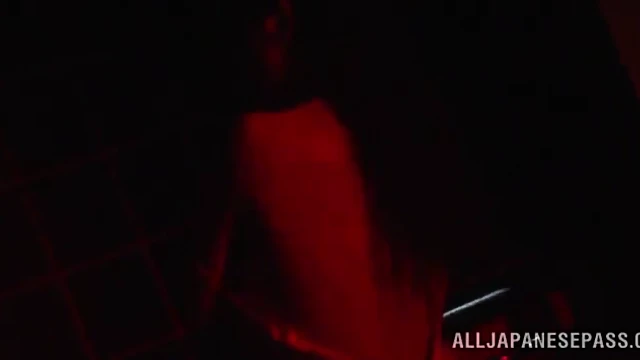 Sexy Japanese Girl Dances Seductively While Showing Her Swimsuit Body