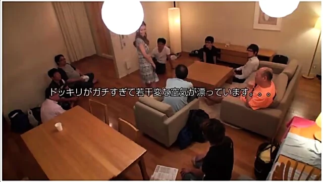 Seductive Japanese Teen Gets Facial Creampie At Wild Bukkake Party Orgy