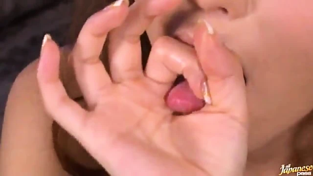 Sensual Aino Kishi Exposes Her Butt During His Jerk Off Session