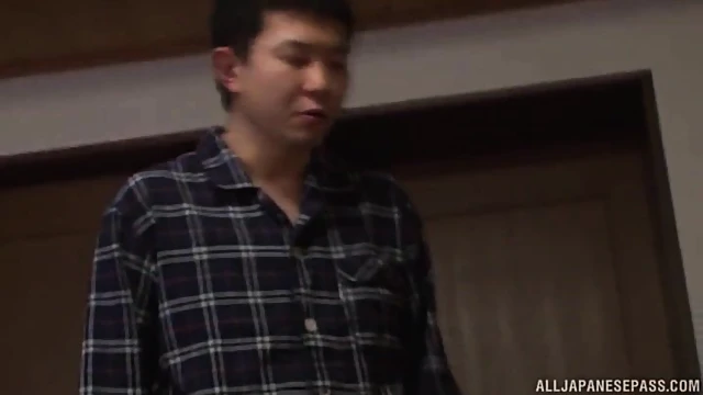 Seductive Japanese Maid In Red Lingerie Gets Steamy With Her Partner