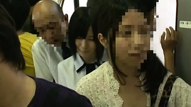 Sneaky Kinky Action & Upskirt Thrills On Busy Japanese Bus Ride