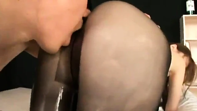 Sultry Japanese Milf Ameri Gets Oiled While Wearing Tight Pantyhose