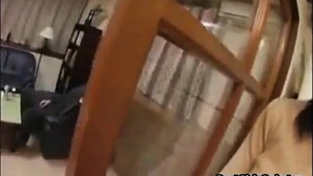 Sizzling Visit With Hot Asian Sister-In-Law's Tempting Stockings Show