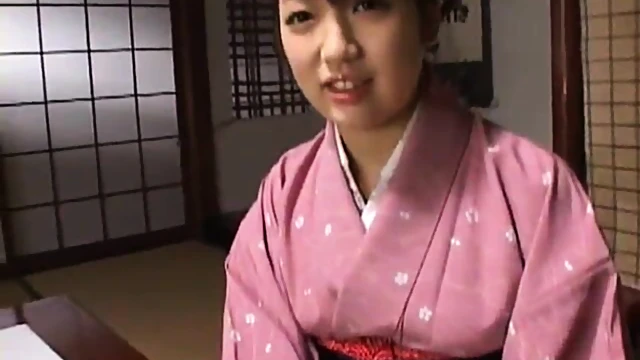 Sensual Asian Girl Practices Calligraphy With Erotic Desire Building Up