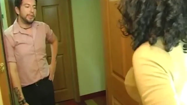 Amateur Girl Fucks Landlord Hard Instead of Rent Payment Due