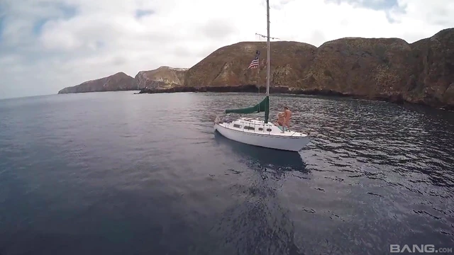 Hot Elsa Jeen Deepthroats Hard Cock Before Rough Yacht Sex Cum Swallow