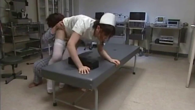 Desperate Nurse Lets Horny Patient Fuck Her Tight Pussy Hard