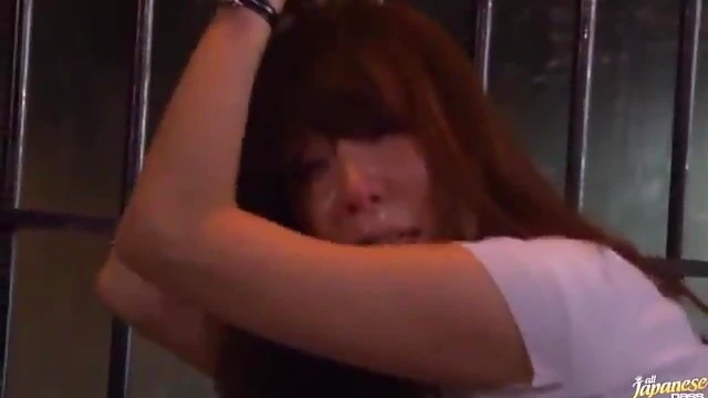 Stunning Japanese AV Star Gets Fucked Hard Behind Bars
