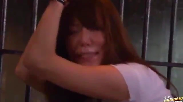 Stunning Japanese AV Star Gets Fucked Hard Behind Bars