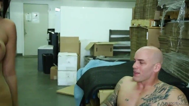 Hot Busty Latina MILF Gets Rough Soldier Fuck Action