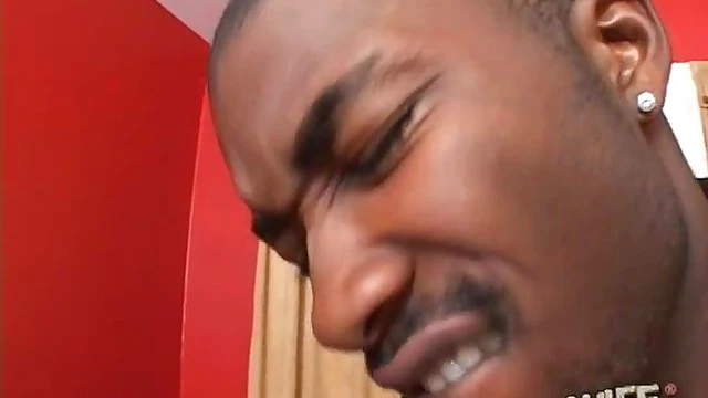 Sexy Blonde Eagerly Takes Black Cock Deep into Her Mouth