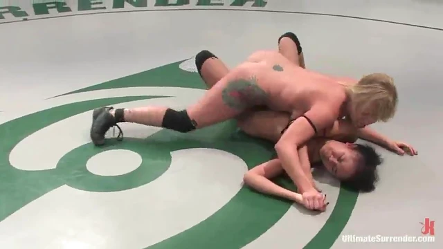 Hot Fight Scene: Adrianna Nicole Dominates Annie Cruz in Ultimate Surrender Action