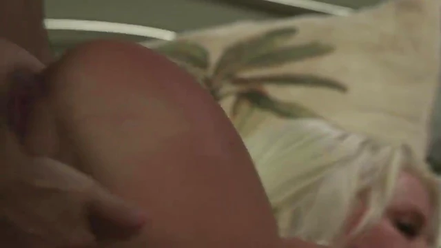 Blonde With Long Hair Unpins Thong Gets Pussy Fingered Passionately