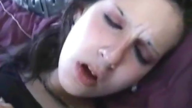 Shaved Pussy Babe Gets Fucked Hard Till She’s Soaked in Jizz