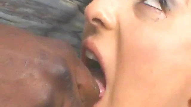 Affectionate Damsel Gets Anal Shove from Giant Black Rod in Reality Shoot