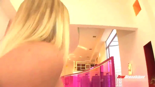 Blonde Bombshell's Curvy Ass Takes Hard Cock For Delectable Anal Thrill Ride