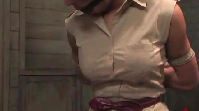 Sizzling Redhead Enjoys Harsh Bondage and Rough Love Making