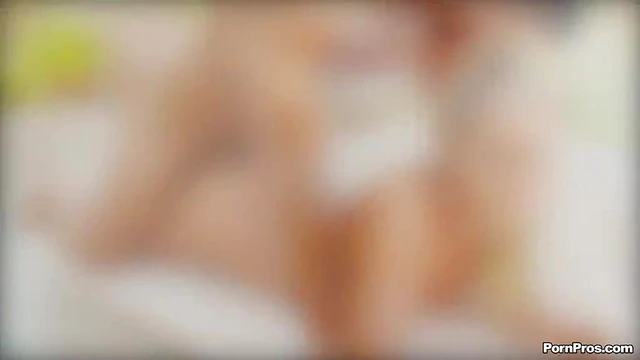 Blonde Beauty Struggles to Deepthroat Her Man Outdoors in Nature