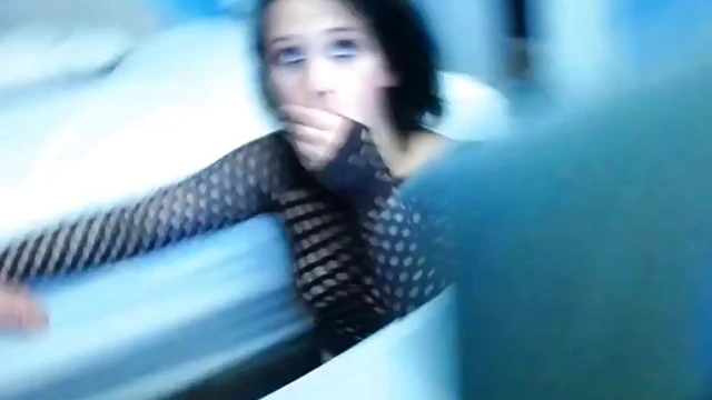 Horny Therese Takes Ten Inch Cock Deep Down Her Throat