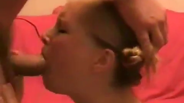 Blonde Teen Tempts Him With Blowjob & Swallows His Load Passionately