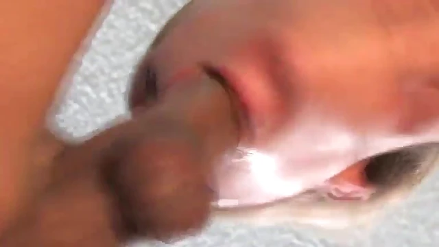 Girls Cocksuck in Foursome & Share Sweet Cum on Their Tongues