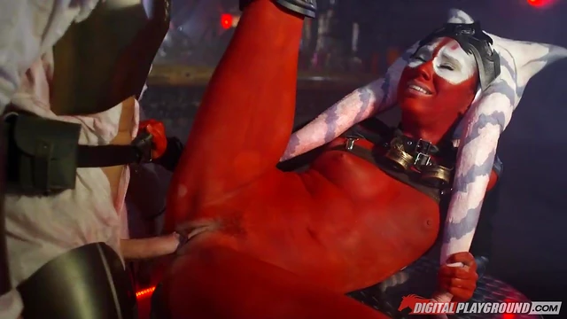 Masked Beauty Craves Hard Cock Riding Action Urgently Needed