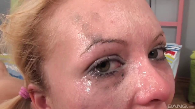 Blonde Chick Logan Drools Over Thick Fat Cock in Steamy Encounter