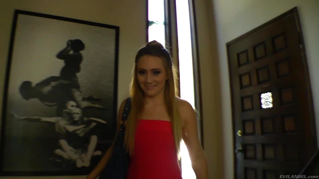 Blonde Tempts Camera Guy by Fucking Vibrator Into Tight Hole Delightfully