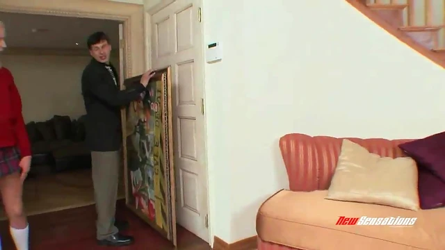 Passionate Teen Gets Her Hair Pulled While Fucked Hard From Behind