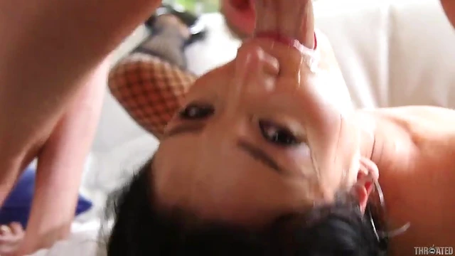 Hungry Mouth Takes His Thick Big Cock Deeply Without Hesitation