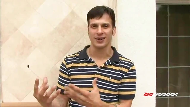 Sexy Brunette MILF with Fake Big Tits Sucking College Guy’s Thick Cock