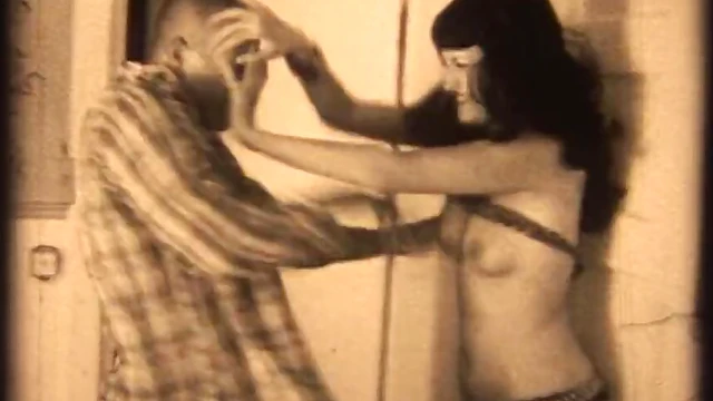 Seductive Dark-Haired Beauty Submits to Her Bald Lover's Dominant Needs