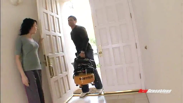MILF Hires Handyman But Craves His Thick Cock Instead