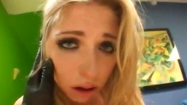 Blonde Gets Fucked Hard In The Face And Pussy Before Cumshot On Ass
