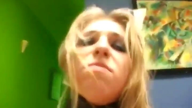 Blonde Gets Fucked Hard In The Face And Pussy Before Cumshot On Ass