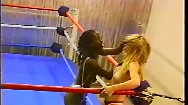 Topless Interracial Pro Wrestling Ends With Hot Body Slams & Passionate Sex