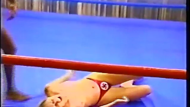Topless Interracial Pro Wrestling Ends With Hot Body Slams & Passionate Sex