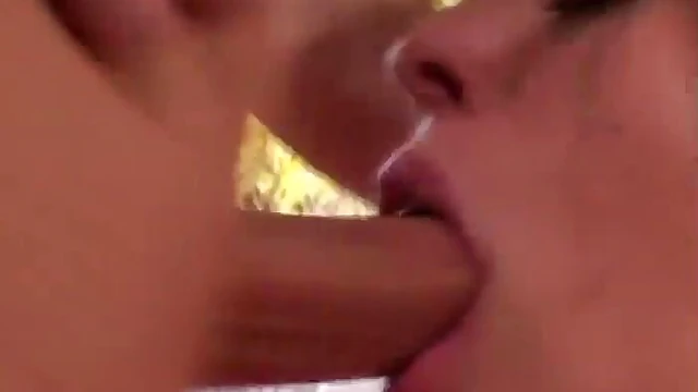 Sexy Demi Marx in Fishnet Dress Gets Rough Facial Treatment