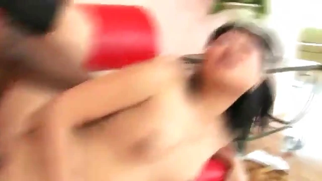 Yuki Mori's Tight Pussy Stretches Over Thick Black Cock