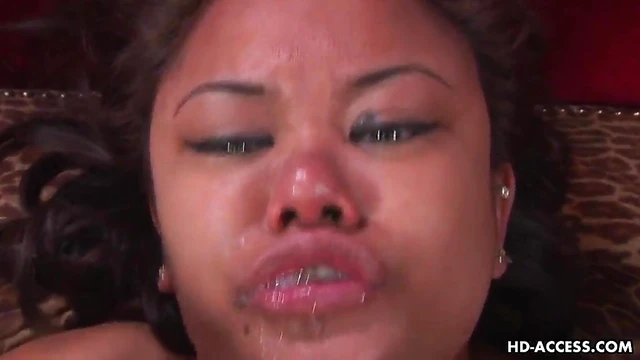 Cum-Hungry Annie Cruz Gobbles Cock & Swallow His Delicious Load