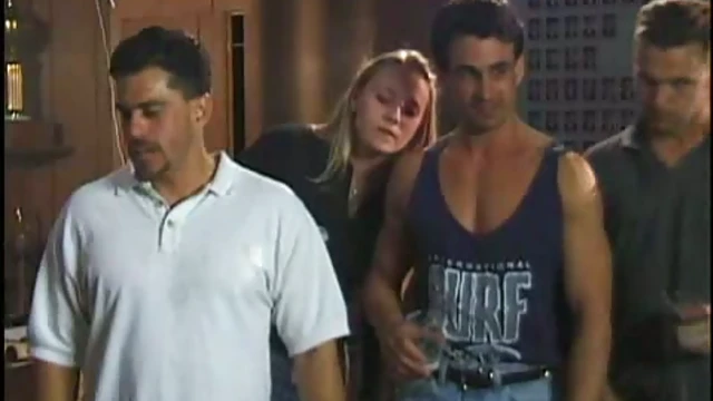 Curvy Brunette Gets Fucked Hard by Multiple Dicks Simultaneously