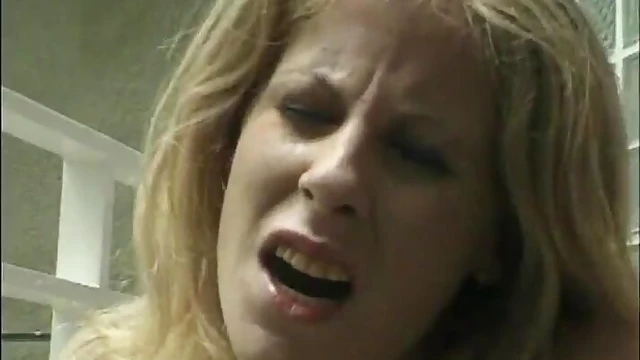 Sexy Leggy Blonde Gets Wildly Banged By Two Guys In A Threesome