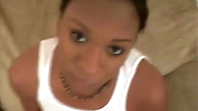 Seductive Black Beauty Displays Her Expert Blowjob Techniques Skillfully