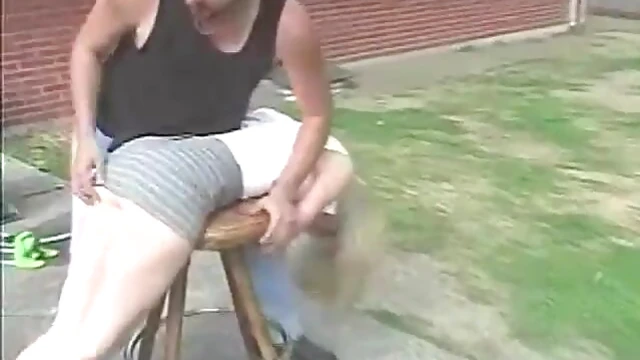 Outdoor Spanking Brings Pleasure To Lustful Babe's Passionate Desire