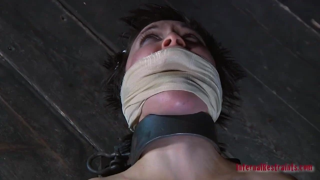 Short-Haired Bondage Chick Gets Fucked Hard by Strapon-Wielding Mistress